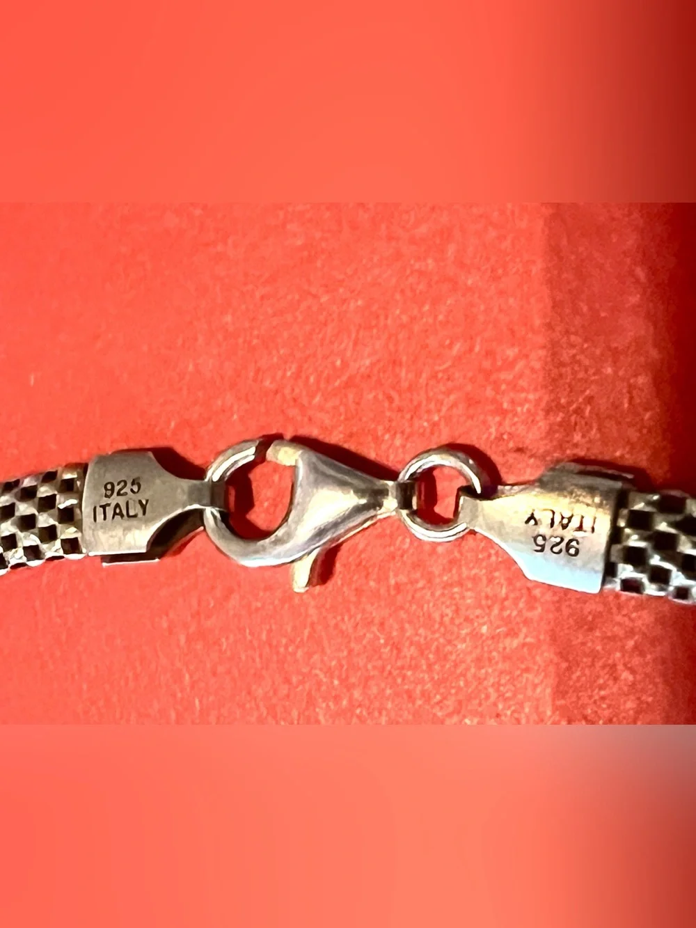 LIRM 925 Sterling Silver Bracelet Italy 7.5” 3.87g